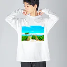 mizuphoto galleryの楽園への扉 Big Long Sleeve T-Shirt