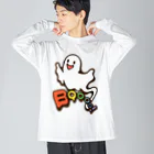 Cɐkeccooのおばけちゃんばぁ!(Boo!ゴースト)カラフル Big Long Sleeve T-Shirt