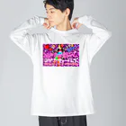 銭に目がくらむ。のギャル盛れ Big Long Sleeve T-Shirt