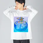 巷のアザラシ屋さんのざらしの瓶詰め Big Long Sleeve T-Shirt