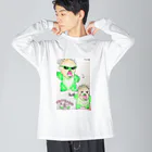 大丈夫丈夫（だいじょうぶ たけお）のわななきのワニ泣き Big Long Sleeve T-Shirt