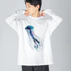 AmberToneの美しきクラゲ ビッグシルエットロングスリーブTシャツ