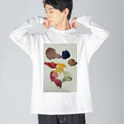 yuの喜びのほうが冷静より勝る Big Long Sleeve T-Shirt