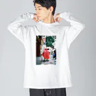 こいそのshare red with ビッグシルエットロングスリーブTシャツ