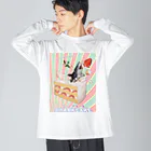 SF legacyのシャークケーキ ビッグシルエットロングスリーブTシャツ