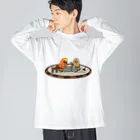 みけにっけ商店のはにわ兄妹 Big Long Sleeve T-Shirt
