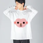 フォーヴァの干支アップ-申-animal up-アニマルアップ- Big Long Sleeve T-Shirt