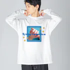 フォーヴァのMy mommy is so special to me.-happy baby hands-ハッピーベイビーハンズ-  Big Long Sleeve T-Shirt