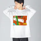 白井　快士の伴サイ小便小僧竹風鈴図屁撒き Big Long Sleeve T-Shirt