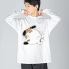 マツバラのもじゃまるやだやだ Big Long Sleeve T-Shirt