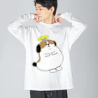 マツバラのもじゃまる昇天 Big Long Sleeve T-Shirt