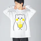 tafu tafuのレモネードしろさん Big Long Sleeve T-Shirt