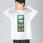 完熟トマト新聞のとまとま Big Long Sleeve T-Shirt