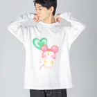 もんぞーのふわふわネズミのもんぞー Big Long Sleeve T-Shirt