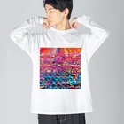 カヨラボ　スズリショップの珊瑚礁／カヨサトーTX Big Long Sleeve T-Shirt