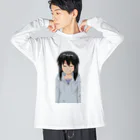 AloneのGenuine Smile ビッグシルエットロングスリーブTシャツ