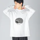 RANRAN  SHOP の歩く、だんごろむし Big Long Sleeve T-Shirt