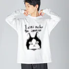 Lilieの家に猫がいます ビッグシルエットロングスリーブTシャツ