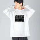 ShotaMiyakeの水面の写真 ビッグシルエットロングスリーブTシャツ