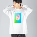 ShotaMiyakeの花の写真(アンスリウム) Big Long Sleeve T-Shirt