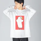 mogegeの4才が描いたペンギン ビッグシルエットロングスリーブTシャツ