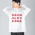 God is in the SaunaのSauna Loves Me ビッグシルエットロングスリーブTシャツ