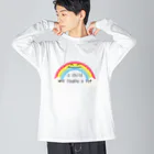 pulu's shopのよく笑う子 Big Long Sleeve T-Shirt