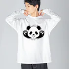 ☀️ひなたぼっくすの🐼貫通パンダ ビッグシルエットロングスリーブTシャツ