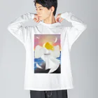 Lily bird（リリーバード）の落陽天使 Big Long Sleeve T-Shirt