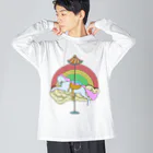 prunelleのメリーゴーラウンド Big Long Sleeve T-Shirt