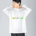 山口県タベスタグラムの山口県名産ず。 Big Long Sleeve T-Shirt