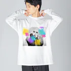 雄大と書いてゆうたショップのrainbowはLGBT Big Long Sleeve T-Shirt