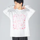 CHOCOLATEの桜吹雪 ビッグシルエットロングスリーブTシャツ