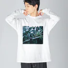 p-techiの天空の自然。 Big Long Sleeve T-Shirt