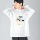 ほくそ笑むショップのレトロカー Big Long Sleeve T-Shirt