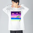 マホマルさんの南国の風ほわ～ん Big Long Sleeve T-Shirt