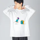 やの のすけのHelp！ 文字無し Big Long Sleeve T-Shirt