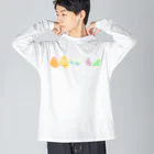 MINAMO_officialのタニT(カラフル) Big Long Sleeve T-Shirt