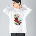 wokasinaiwoのクリスマスリラン Big Long Sleeve T-Shirt