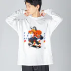 3325sammyのわかりやすいピザの宣伝 Big Long Sleeve T-Shirt