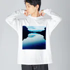 狂-KuRuI-の鏡面反射 ビッグシルエットロングスリーブTシャツ