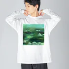 meiyuのお店の水面 Big Long Sleeve T-Shirt