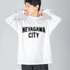 JIMOTOE Wear Local Japanの寝屋川市 NEYAGAWA CITY Big Long Sleeve T-Shirt