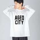 JIMOTO Wear Local Japanの上尾市 AGEO CITY Big Long Sleeve T-Shirt