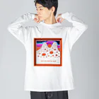 erumaの夜の虹 Big Long Sleeve T-Shirt