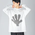 Corg by,のBig Hand Long T White ビッグシルエットロングスリーブTシャツ