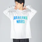 JIMOTO Wear Local Japanの荒川市 ARAKAWA CITY ビッグシルエットロングスリーブTシャツ