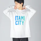 JIMOTOE Wear Local Japanの伊丹市 ITAMI CITY Big Long Sleeve T-Shirt