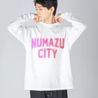 JIMOTO Wear Local Japanの沼津市 NUMAZU CITY ビッグシルエットロングスリーブTシャツ