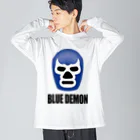 DRIPPEDのBLUE DEMON / ブルーデモン ビッグシルエットロングスリーブTシャツ